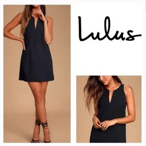 Lulus black shift dress